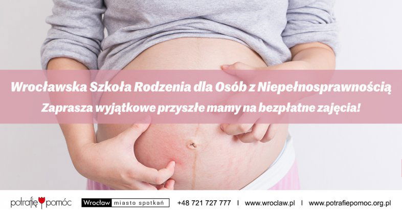 zdjęcie: Ruszyła rekrutacja do bezpłatnej Wrocławskiej Szkoły Rodzenia dla Osób z Niepełnosprawnością! / fot. materiał prasowy