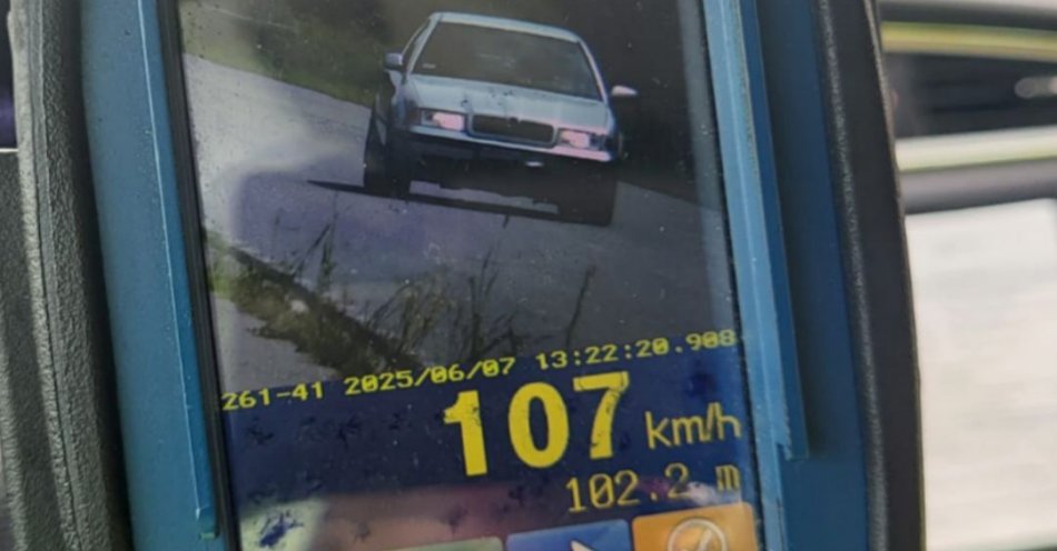 zdjęcie: Kierująca skodą pędziła 107 km/h w terenie zabudowanym / fot. KPP w Białobrzegach