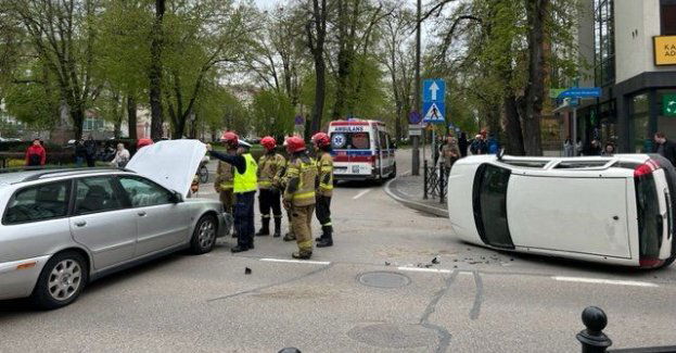 Groźnie wyglądające zdarzenie w centrum Ełku