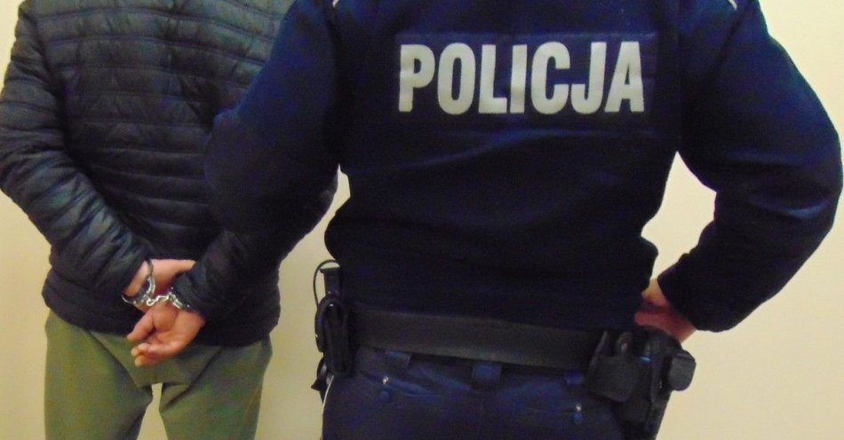 zdjęcie: Zatrzymany w Oświęcimiu agresor objęty zakazem zbliżania / fot. KMP w Oświęcimiu