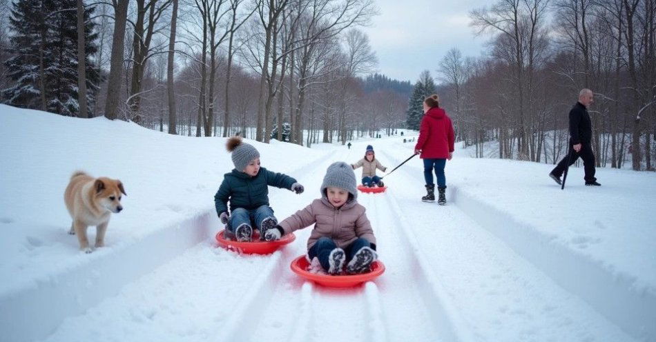 zdjęcie: Jak bawić się zimą bezpiecznie? Porady dla rodziców i opiekunów / TM/ przykładowa ilustracja
