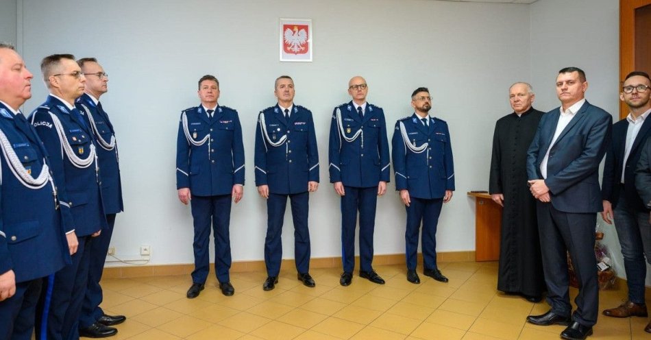 zdjęcie: Nowy komendant policji w Rawie Mazowieckiej objął obowiązki / fot. KPP w Rawie Mazowieckiej