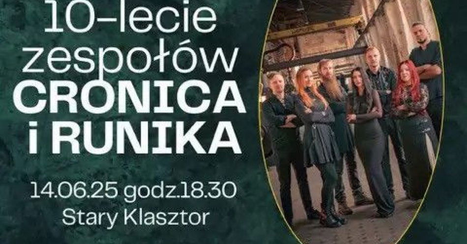zdjęcie: 10-lecie zespołów Cronica i Runika we Wrocławiu! / kupbilecik24.pl / 10-lecie zespołów Cronica i Runika we Wrocławiu!