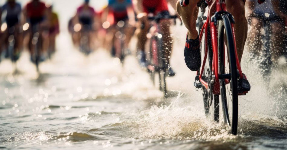 zdjęcie: Triathloniści na ulicach miasta; kierowców czekają utrudnienia / v33134309