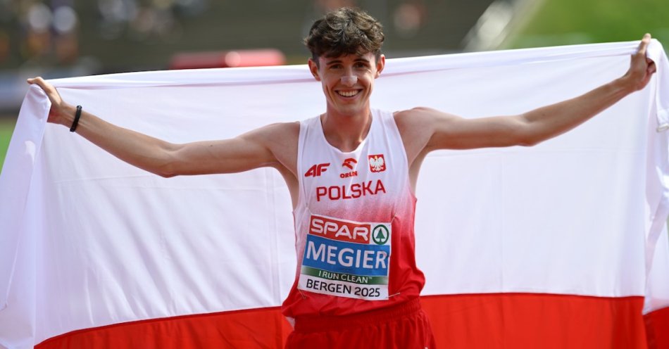 zdjęcie: ME U23 w Bergen: Maciej Megier złotym medalistą w biegu na 3000 metrów z przeszkodami / fot. Łukasz Szeląg