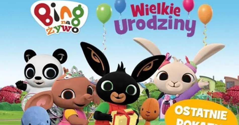 zdjęcie: Bing na Żywo - Wielkie Urodziny / kupbilecik24.pl / Bing na Żywo - Wielkie Urodziny