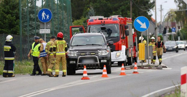 Kolizja z udziałem rowerzysty; samochodem kierowała minister zdrowia