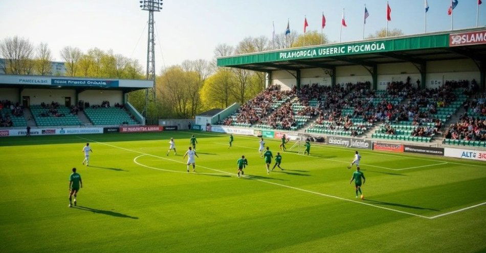 zdjęcie: Piast Nowa Ruda walczy o pozycję w IV lidze — dziś ważny mecz z Moto Jelcz Oława / Mecz piłki nożnej na stadionie CTS w Nowej Rudzie