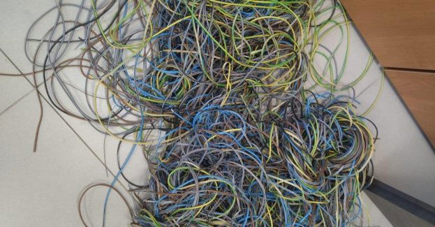 Złodziej w rękach policjantów