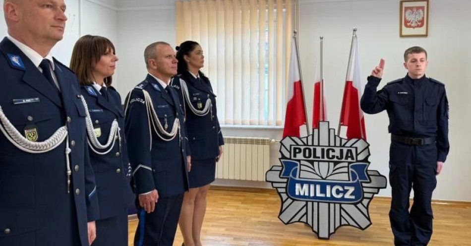 zdjęcie: Milicz: nowe policyjne ślubowanie i nabór 2026 / fot. KPP w Miliczu