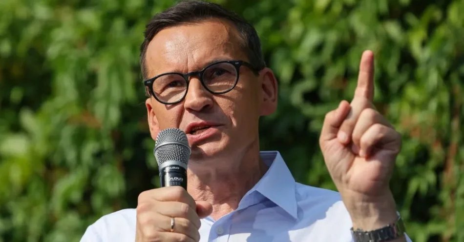 zdjęcie: M. Morawiecki: wydarzenie „Rozwój + Wy” opłacono ze składek stowarzyszenia / Warszawa, 31.07.2026. Przewodniczący KP Rozwój Plus Mateusz Morawiecki podczas wydarzenia „Rozwój + Wy”, czyli spotkania członków Stowarzyszenia „Rozwój Plus” z sympatykami inicjatywy, 31 bm. w Warszawie. W ramach wydarzenia zaplanowano ponad 20 debat i paneli z udziałem ponad 50 prelegentów i gości specjalnych. (amb) PAP/Paweł Supernak