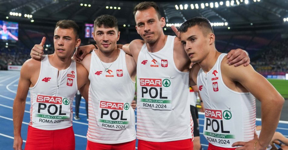 zdjęcie: ME Rzym 2024: szóste lokaty Anny Wielgosz, żeńskiej sztafety 4 x 400 metrów oraz Piotra Liska / fot. Tomasz Kasjaniuk