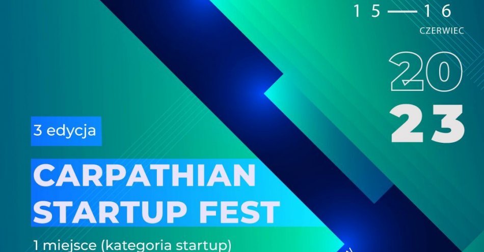 zdjęcie: Centrum Innowacji Miejskich Partnerem Carpathian Startup Fest 2023 / fot. nadesłane