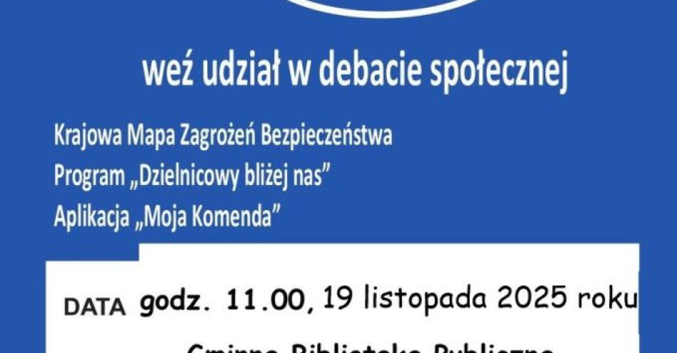 zdjęcie: Urszulin debatuje o oszustwach w sieci / fot. KPP Włodawa