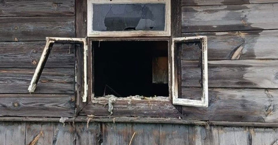 zdjęcie: Tragiczny pożar w gm. Rokitno. Nie żyje seniorka / fot. KMP Biała Podlaska