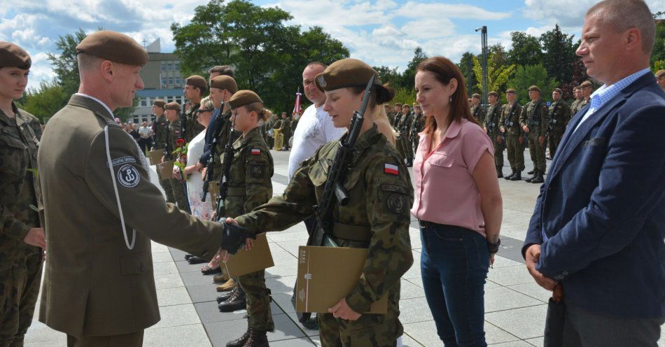 zdjęcie: Żołnierze 5MBOT przysięgali w Wyszkowie / fot. nadesłane