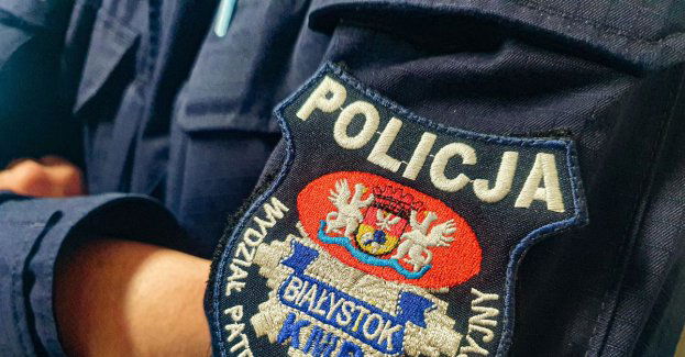 Malowała po ścianie budynku komendy, została zatrzymana