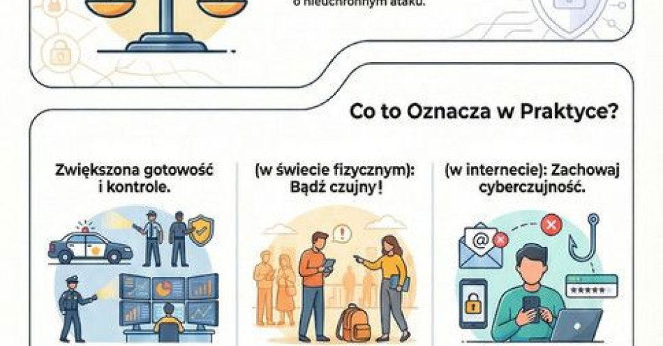 zdjęcie: Stopnie alarmowe w Polsce Co musisz wiedzieć / fot. KMP w Proszowicach