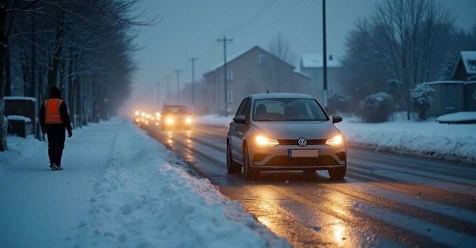 zdjęcie: Zimowe warunki na drogach. Jak bezpiecznie prowadzić samochód / TM/ przykładowa ilustracja