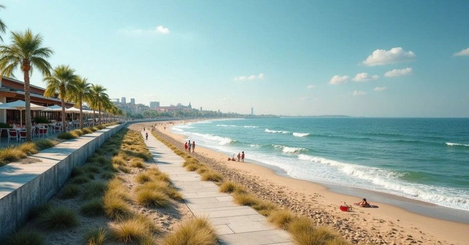 zdjęcie: Port Jachtowy w Łebie rozpoczyna modernizację plaż. Licytacja 24 kwietnia / Nowoczesna infrastruktura plażowa w Łebie /TMAI