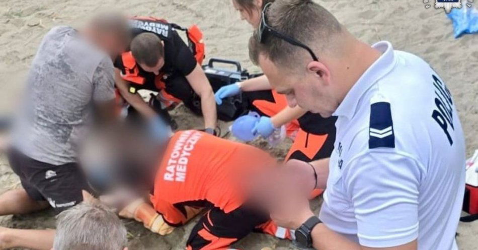 zdjęcie: 70-latek uratowany na Jeziorze Nyskim, dzięki błyskawicznej reakcji służb / fot. KPP Nysa