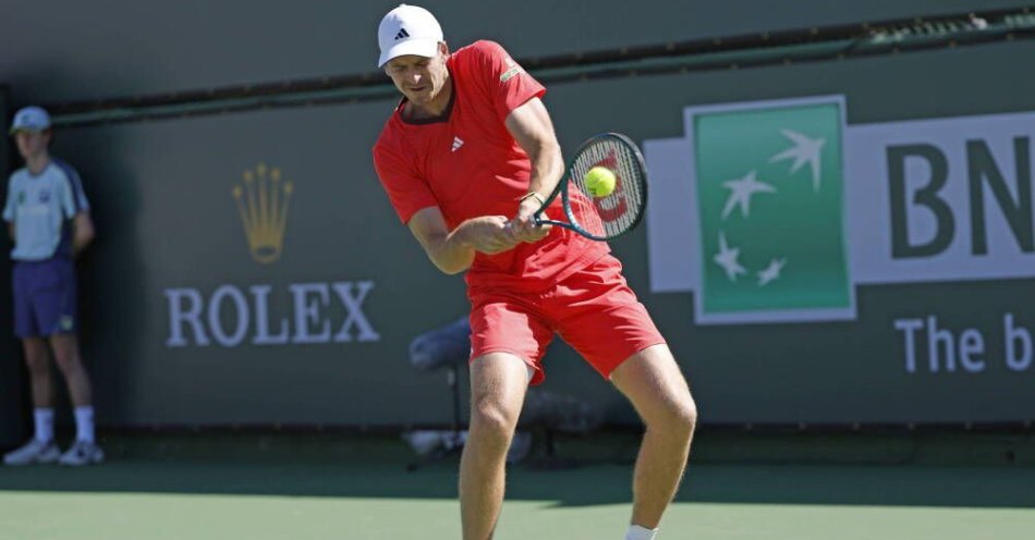 zdjęcie: Turniej ATP w Indian Wells - porażka Hurkacza w trzeciej rundzie / fot. PAP