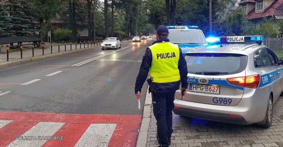 zdjęcie: Dzięki wzorowej postawie ujęto kolejnego pijanego kierowcę / fot. KMP w Zakopanem