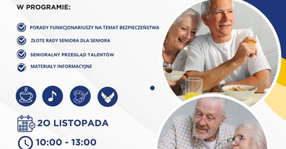 zdjęcie: Bezpieczne Śniadanie w Centrum Seniorów w Bydgoszczy / fot. KWP w Bydgoszczy