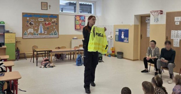 Dzieci otrzymały odblaski w akcji Świeć Przykładem