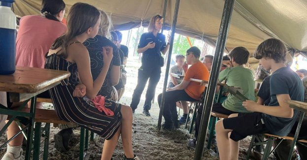 Policjanci dokładają wszelkich starań, aby harcerze byli bezpieczni