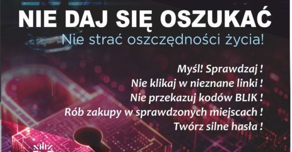 zdjęcie: Uwaga na oszustwa internetowe: jak nie stracić oszczędności / fot. KPP w Stargardzie