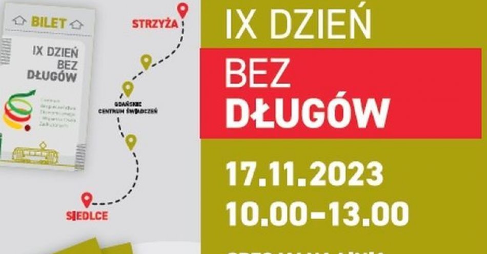 zdjęcie: Dzień bez długu. Weź bilet i skasuj dług! / fot. KMP w Gdańsku