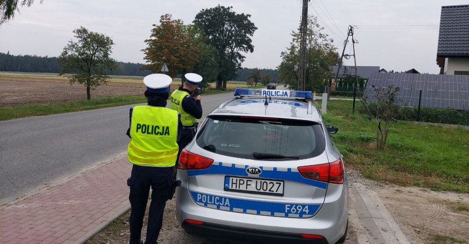 zdjęcie: 51 wykroczeń podczas działań Prędkość w powiecie / fot. KPP w Wieruszowie