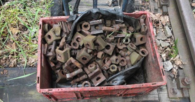 Złotoryjscy policjanci udaremnili kradzież elementów infrastruktury kolejowej