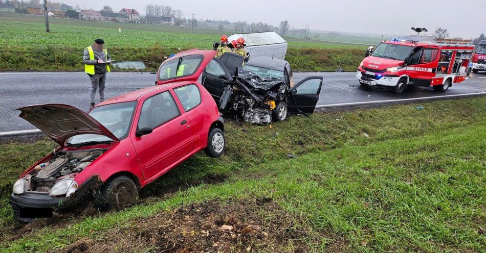 zdjęcie: Wypadek w miejscowości Elzanowo / fot. KPP w Golubiu-Dobrzyniu