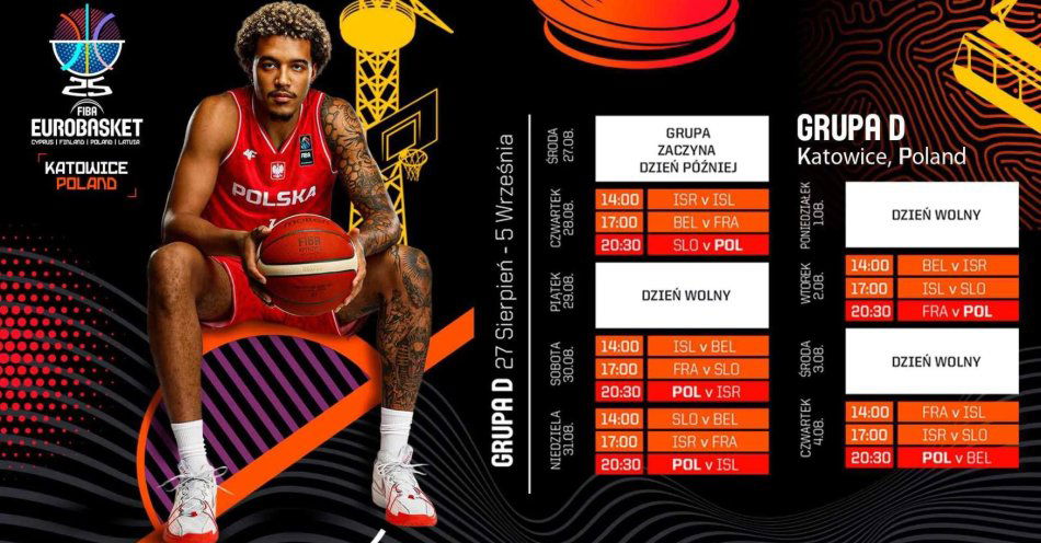 zdjęcie: KoszKadra zagra w Spodku ze Szwecją w ramach przygotowań do EuroBasketu 2025 / fot. nadesłane
