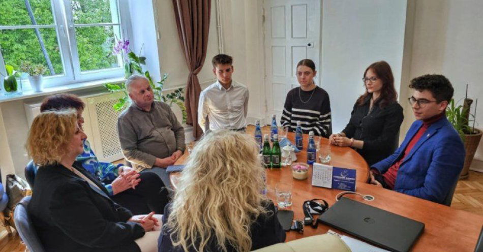 zdjęcie: Wiceprezydent spotkała się z przedstawicielami Młodzieżowej Rady / fot. UM Grudziądz