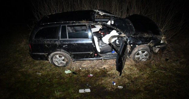 Groźne zderzenie z łosiem na DK2 w gminie Zbuczyn