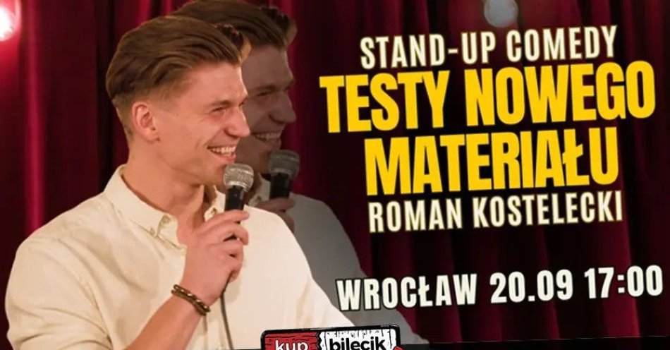 zdjęcie: Testy nowego materiału Romana Kosteleckiego / kupbilecik24.pl / Testy nowego materiału Romana Kosteleckiego
