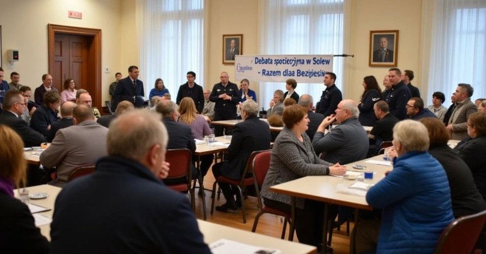 zdjęcie: Debata społeczna w Sobolewie o bezpieczeństwie / TM/ przykładowa ilustracja