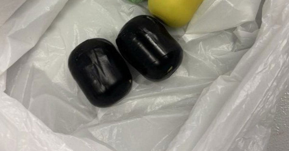 zdjęcie: Pasażer z Bolonii zatrzymany na lotnisku we Wrocławiu / fot. KMP w Wrocławiu