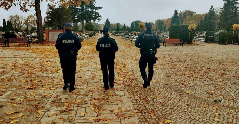zdjęcie: Wszystkich Świętych jak bezpiecznie odwiedzić cmentarz / fot. KPP Międzychód