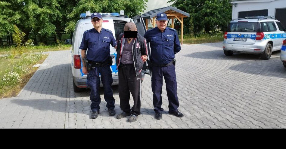 zdjęcie: Poszukiwany wpadł na stacji w Brzeźnie / fot. KMP Chełm