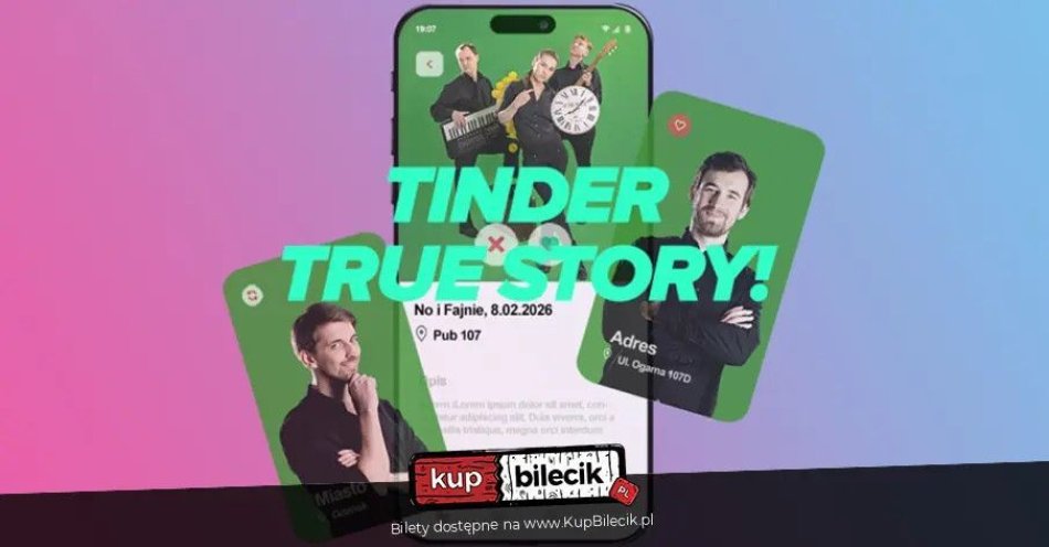 zdjęcie: Tinder true story czyli: gdyby opisy mówiły prawdę / kupbilecik24.pl / Tinder true story czyli: gdyby opisy mówiły prawdę