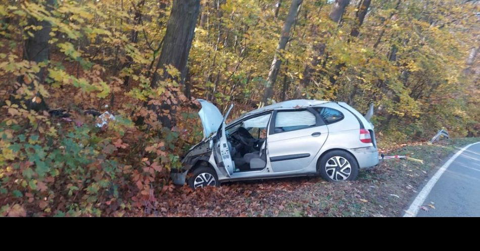 zdjęcie: Swoją jazdę zakończył w rowie / fot. KPP Nysa