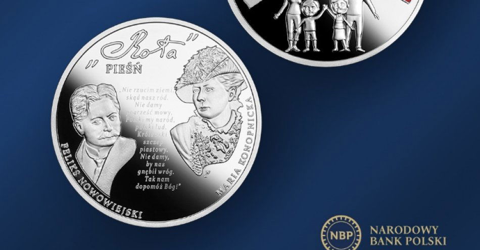 zdjęcie: Nowe monety kolekcjonerskie NBP: Pieśń Rota / fot. nadesłane