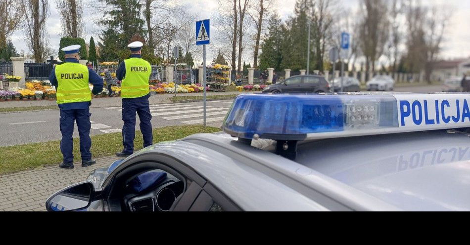 zdjęcie: Policja apeluje o ostrożność przed Wszystkich Świętych / fot. KPP Wąbrzeźno