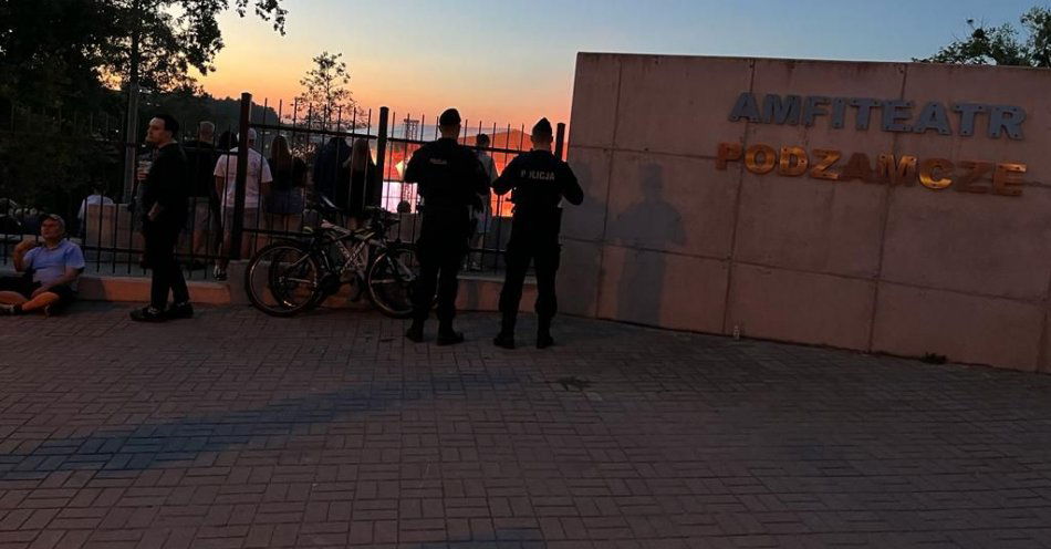 zdjęcie: Active Festival Olecko pod czujnym okiem oleckich policjantów / fot. KPP w Olecku