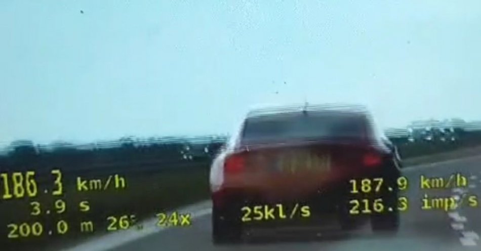 zdjęcie: O 66km/h za dużo! - 2 tysiące mandatu i 14 punktów karnych / fot. KMP w Lesznie