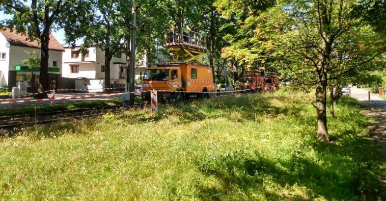 zdjęcie: Remont torowiska na Olszewskiego / fot. nadesłane